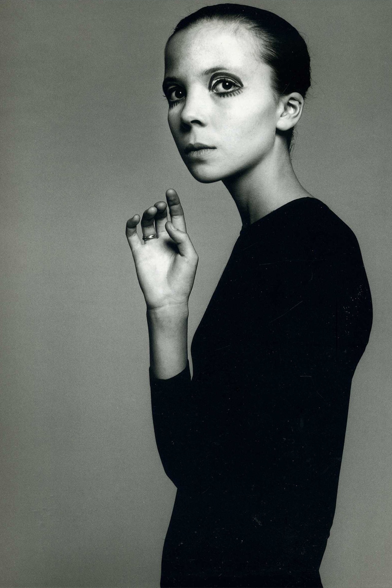 Richard Avedon — Penelope Tree, Paryż, styczeń 1968