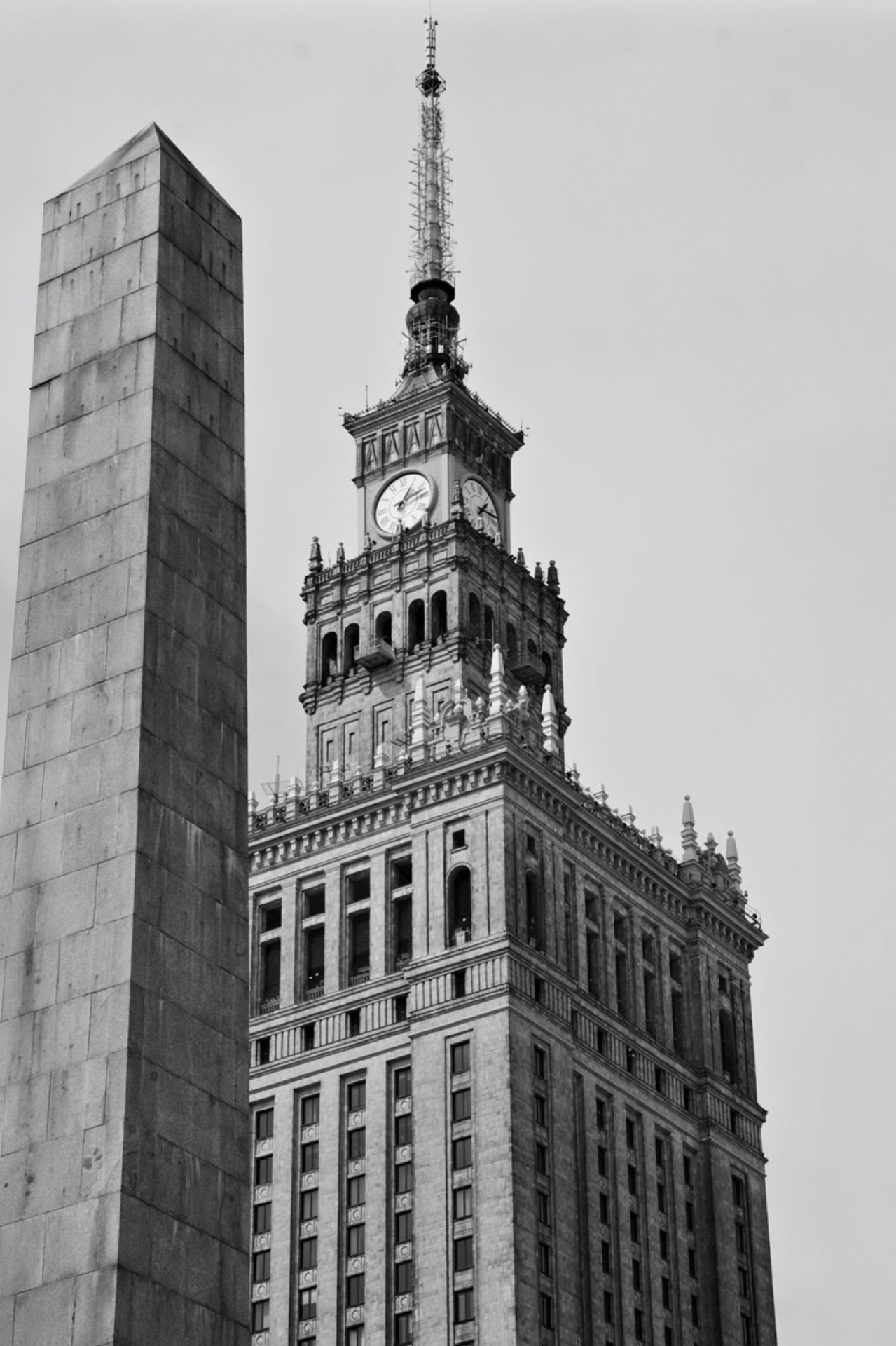Pałac Kultury ujęty industrialnie, mojego autorstwa